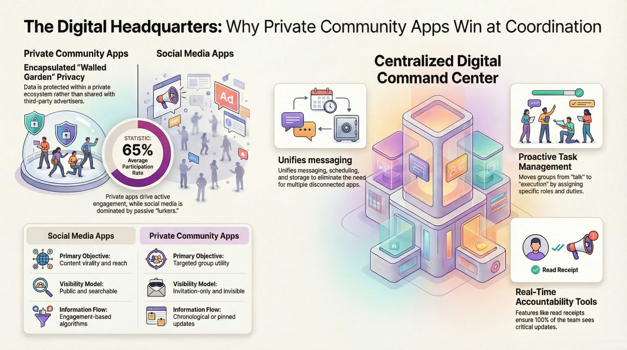 what are private community apps