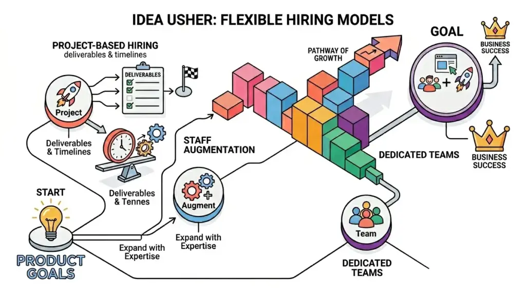 Hiring Models at IdeaUsher for Carma Developers