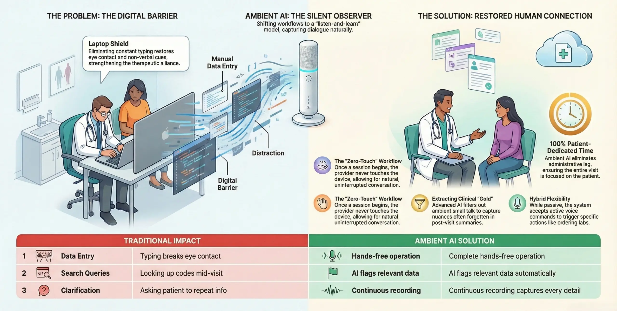 how ambient AI transforms doctor patient workflow in Sunoh AI app