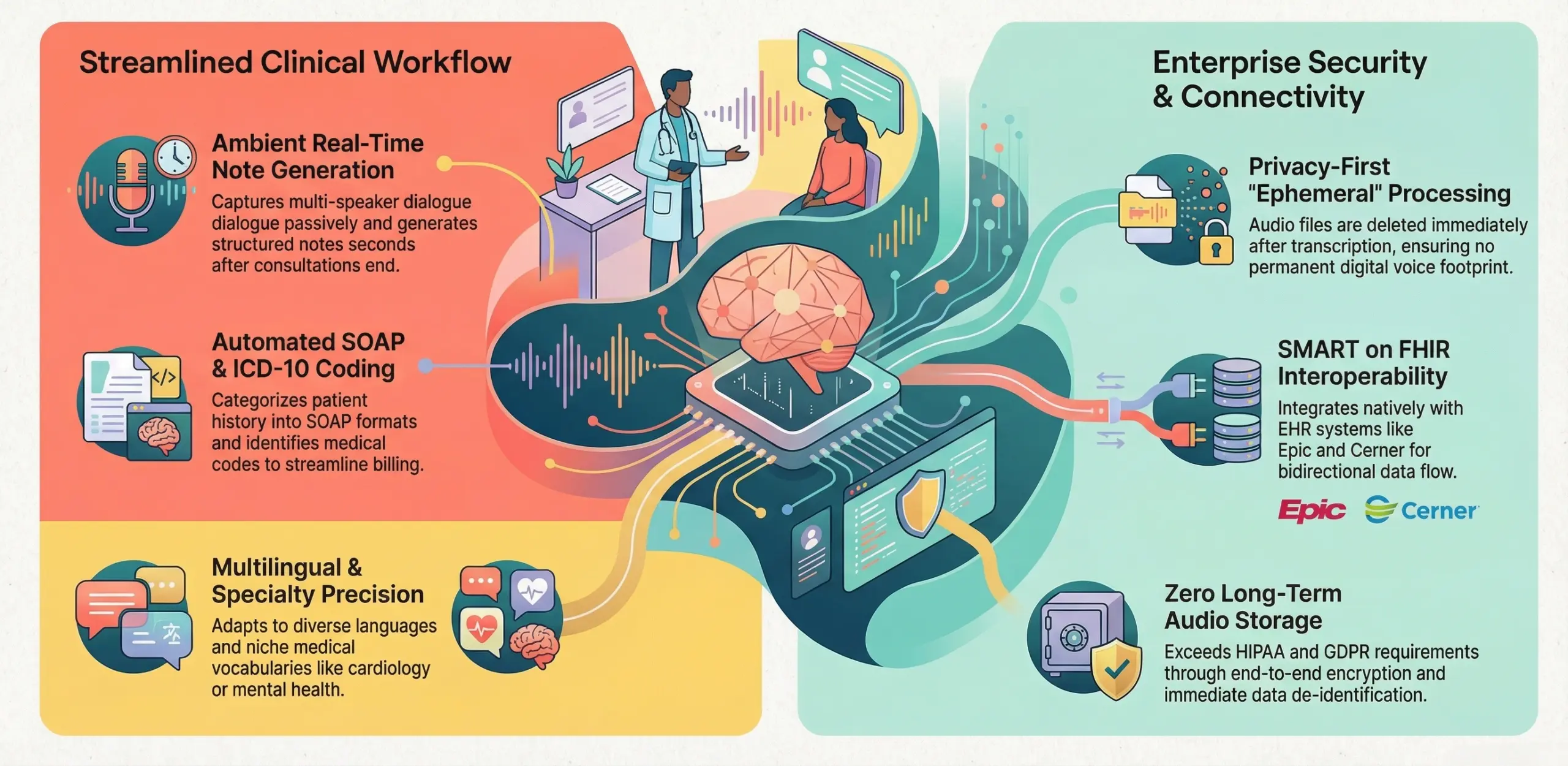what is clinical copilot platform like Nabla AI