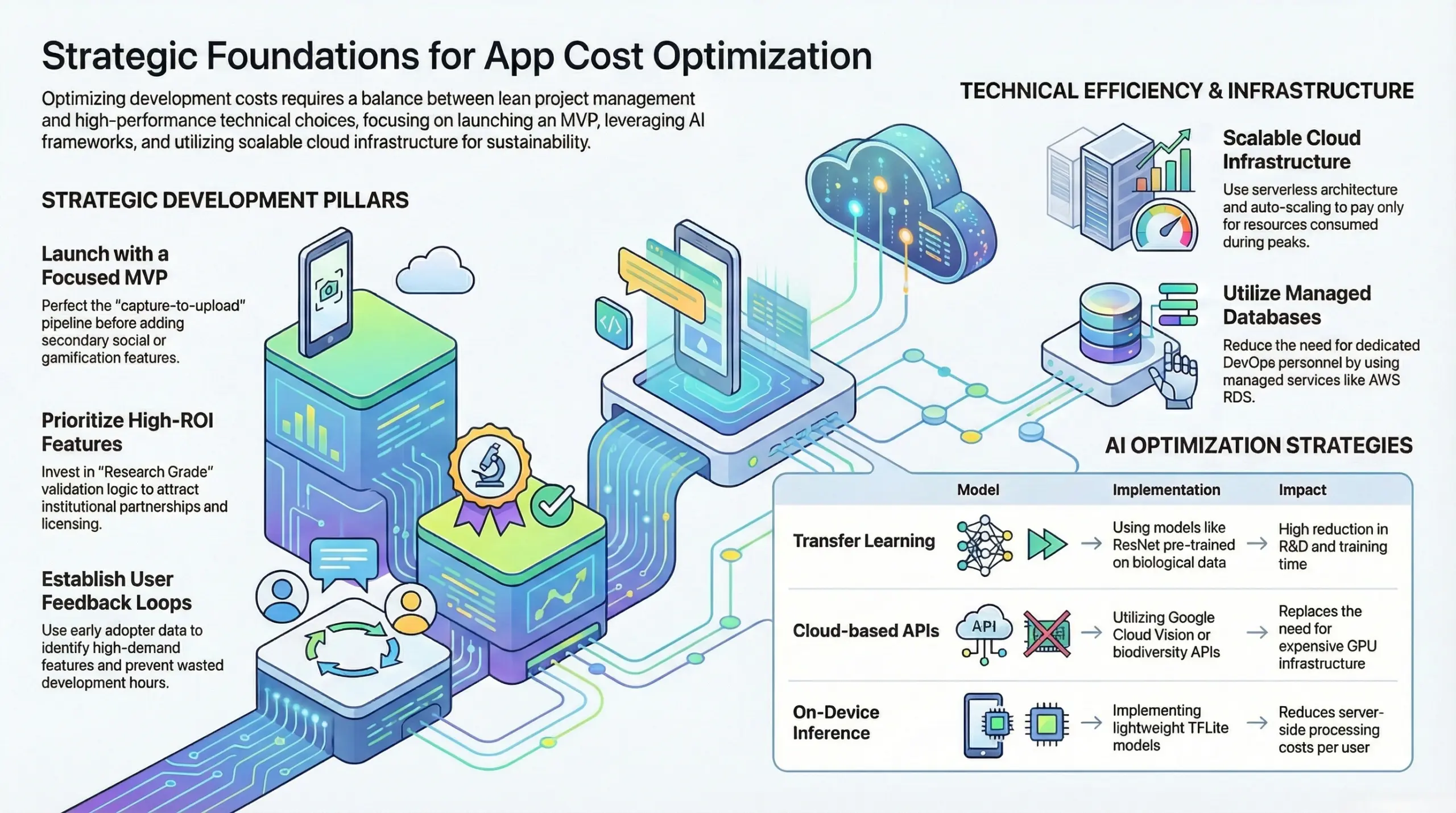 how to optimize iNaturalist app development cost