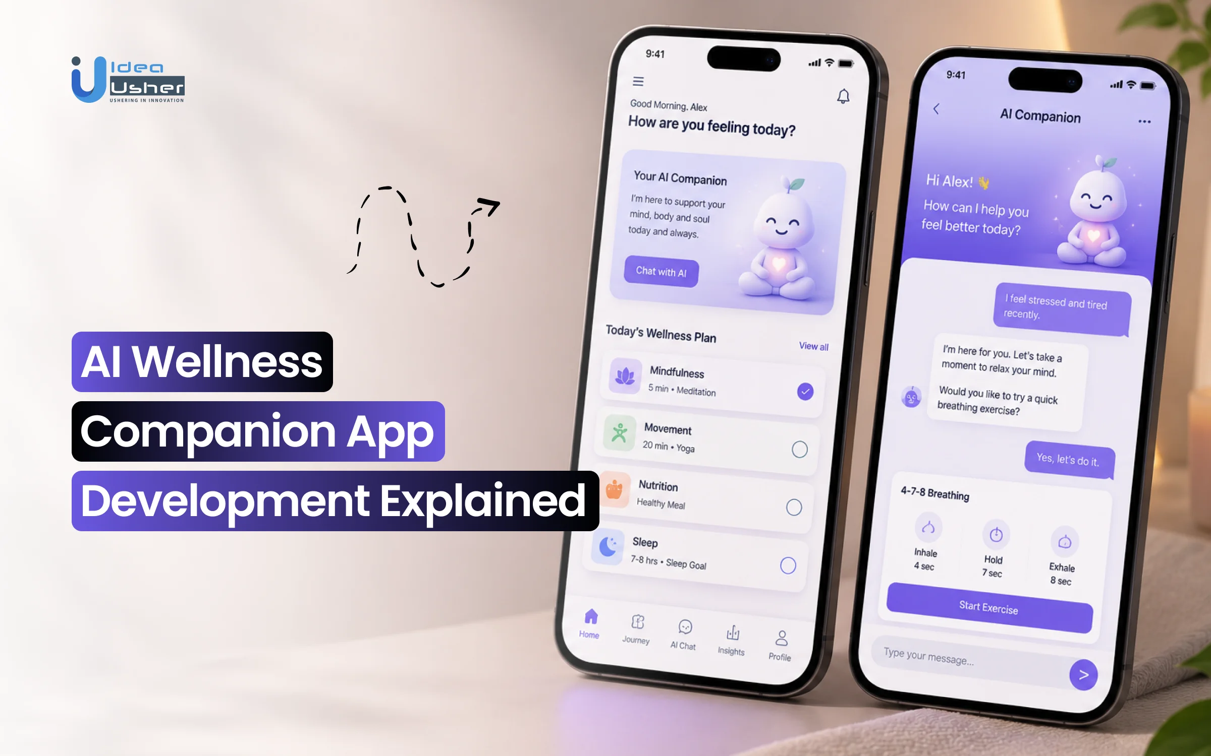 AI wellness companion app development