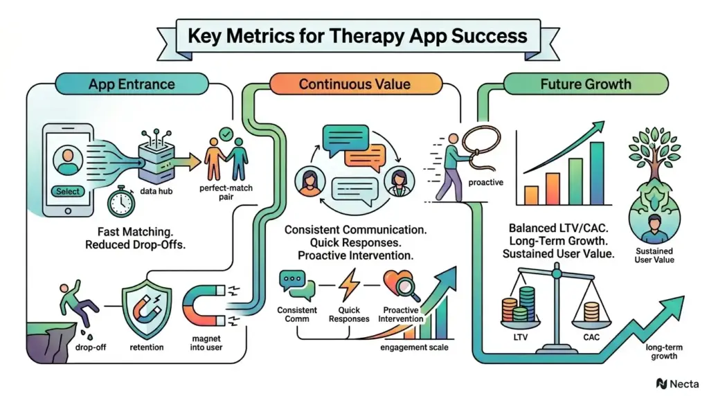 Key Metrics That Define Therapy App Success