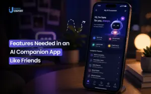 Friends like AI companion app features
