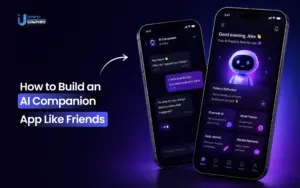 Friends like AI companion app development