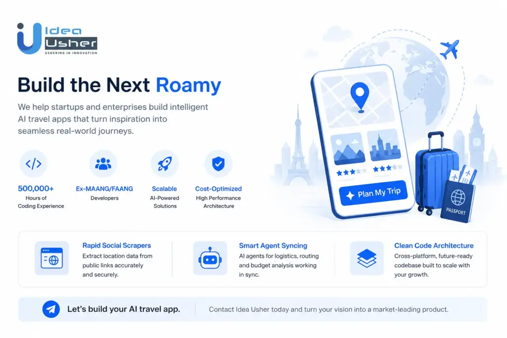 How to Build an AI Travel App Like Roamy - Idea Usher