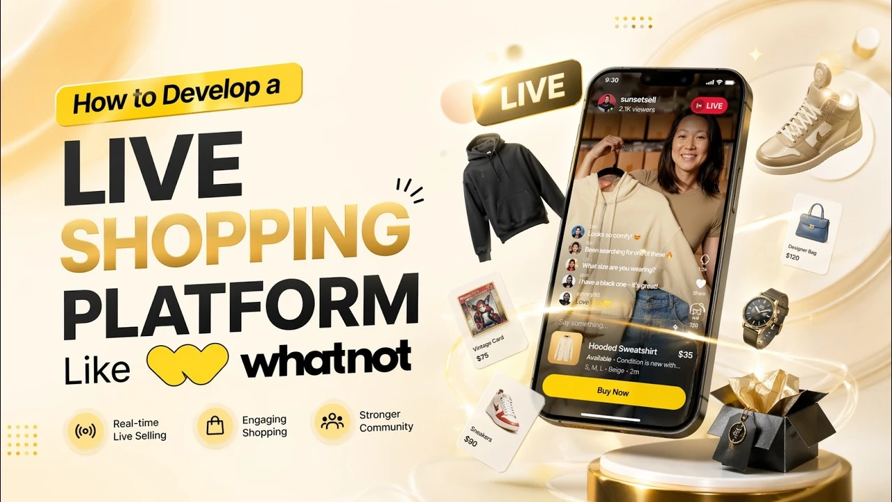 How to Develop a Live Shopping App Like Whatnot