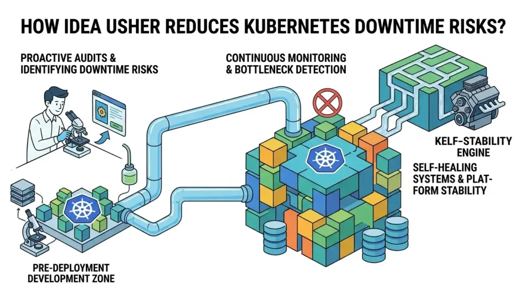 How Idea Usher Reduces Kubernetes Downtime Risks?