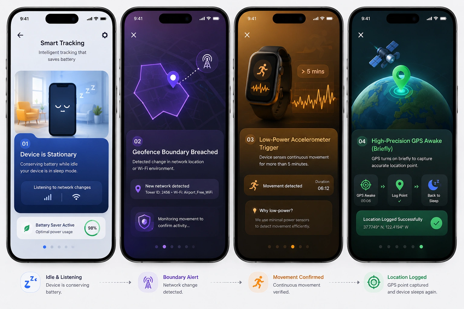 GPS tracking intelligence in social travel app