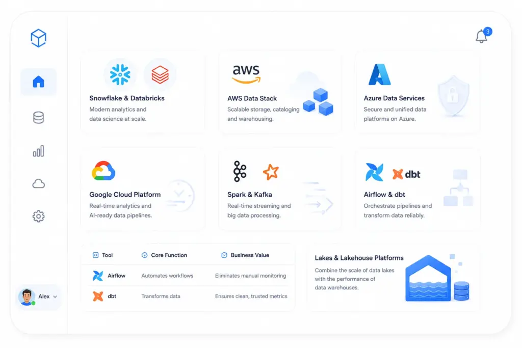Technologies Used By IdeaUsher Data Engineers