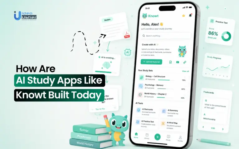 Knowt like AI study app development