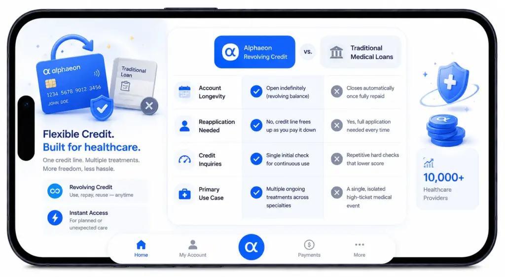 Alphaeon Credit vs. Traditional Medical Financing
