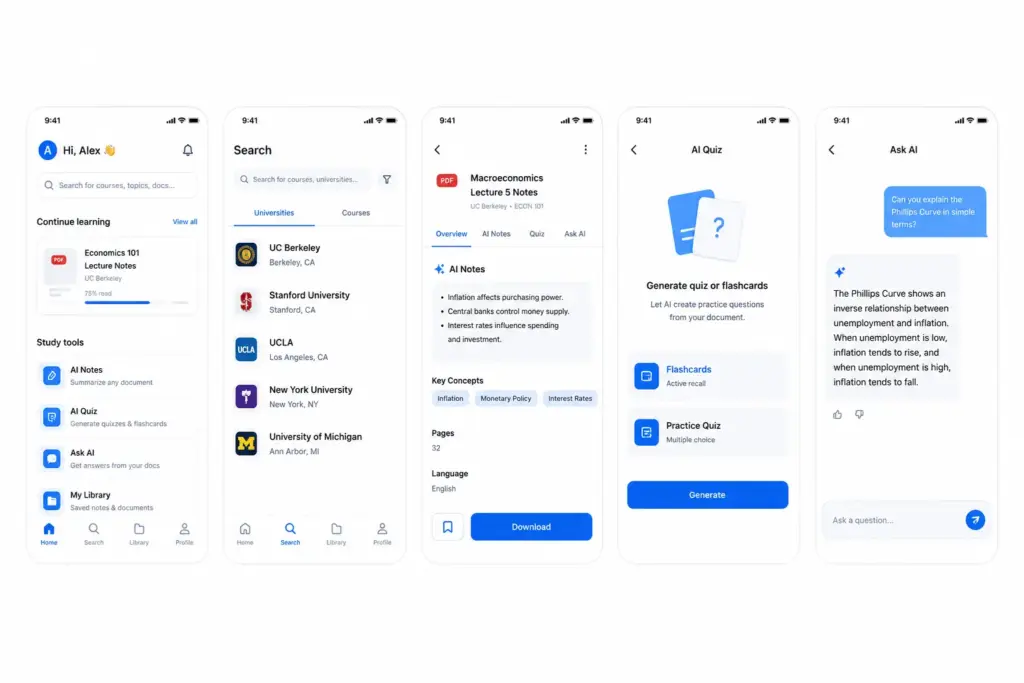 Key Features of an Online Learning Platform Like Studocu