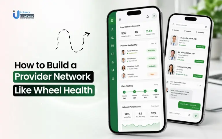 virtual healthcare provider network app like wheel health platform development