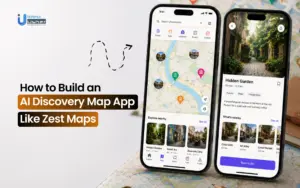Zest Maps like AI discovery map app development