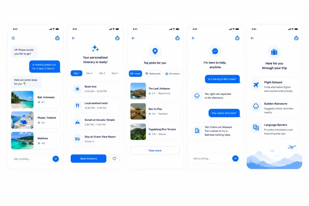 Key Features of an AI Travel Assistant Like GuideGeek