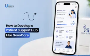 patient support hub like novocare app development