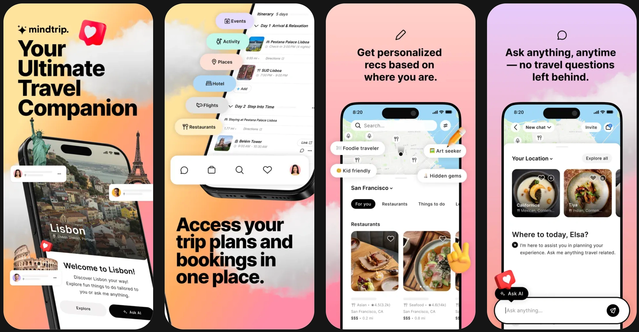 AI travel recommendation engine development