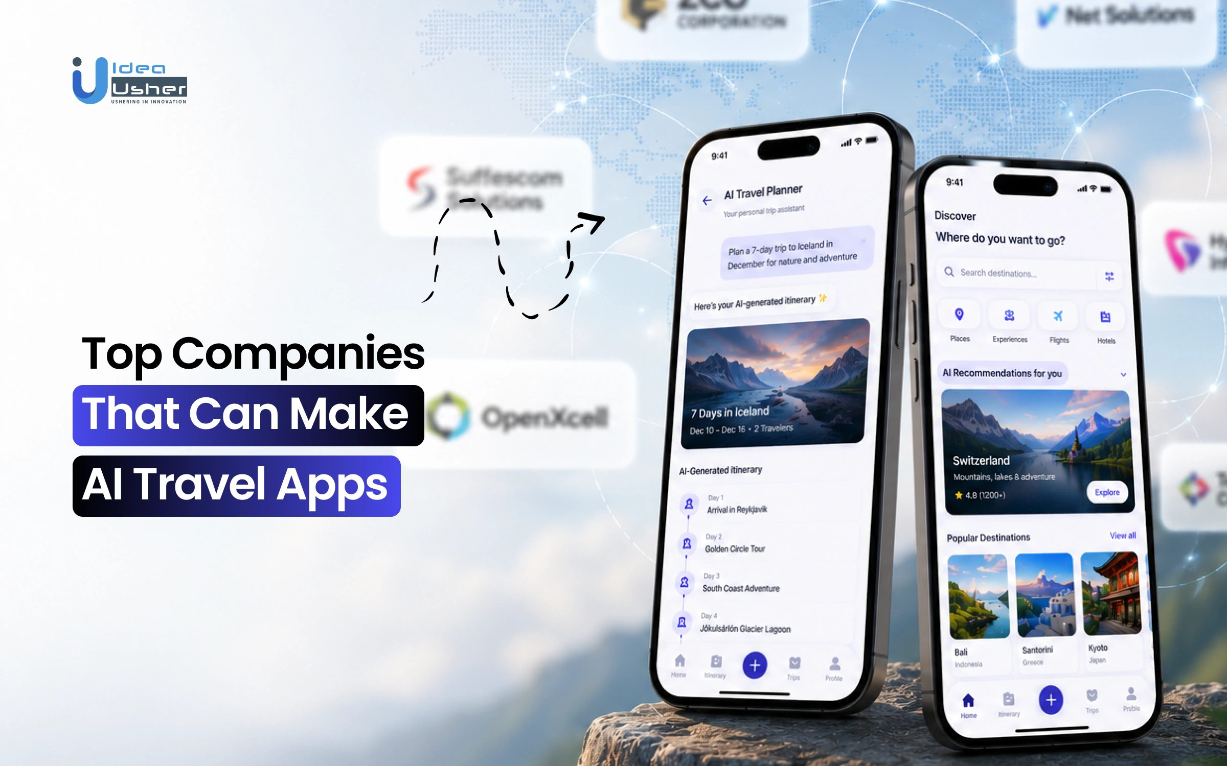 top AI travel app development companies