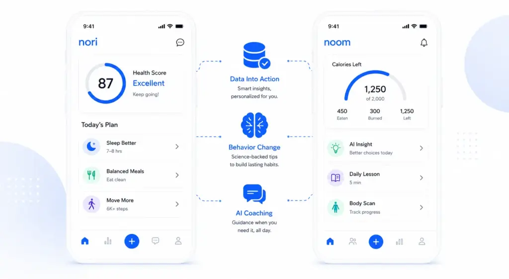 What Makes Nori and Noom Different From Traditional Fitness Apps?