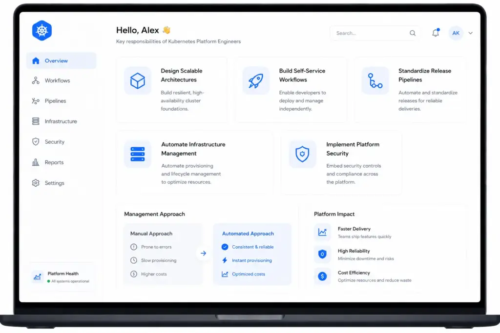 Key Responsibilities of Kubernetes Platform Engineers