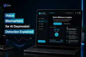 voice biomarkers for AI depression detection platform development