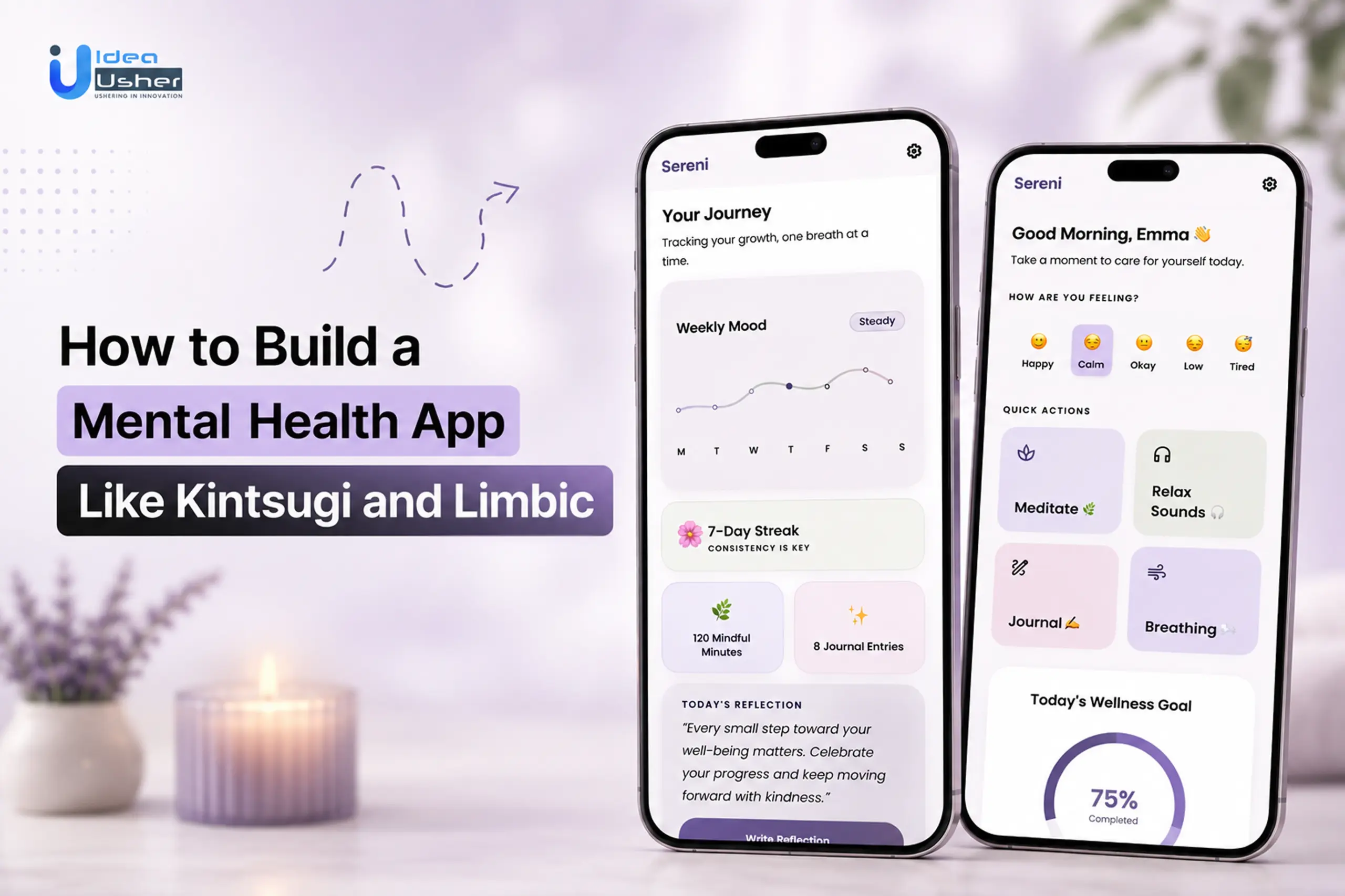 develop AI mental health app like Kintsugi and Limbic