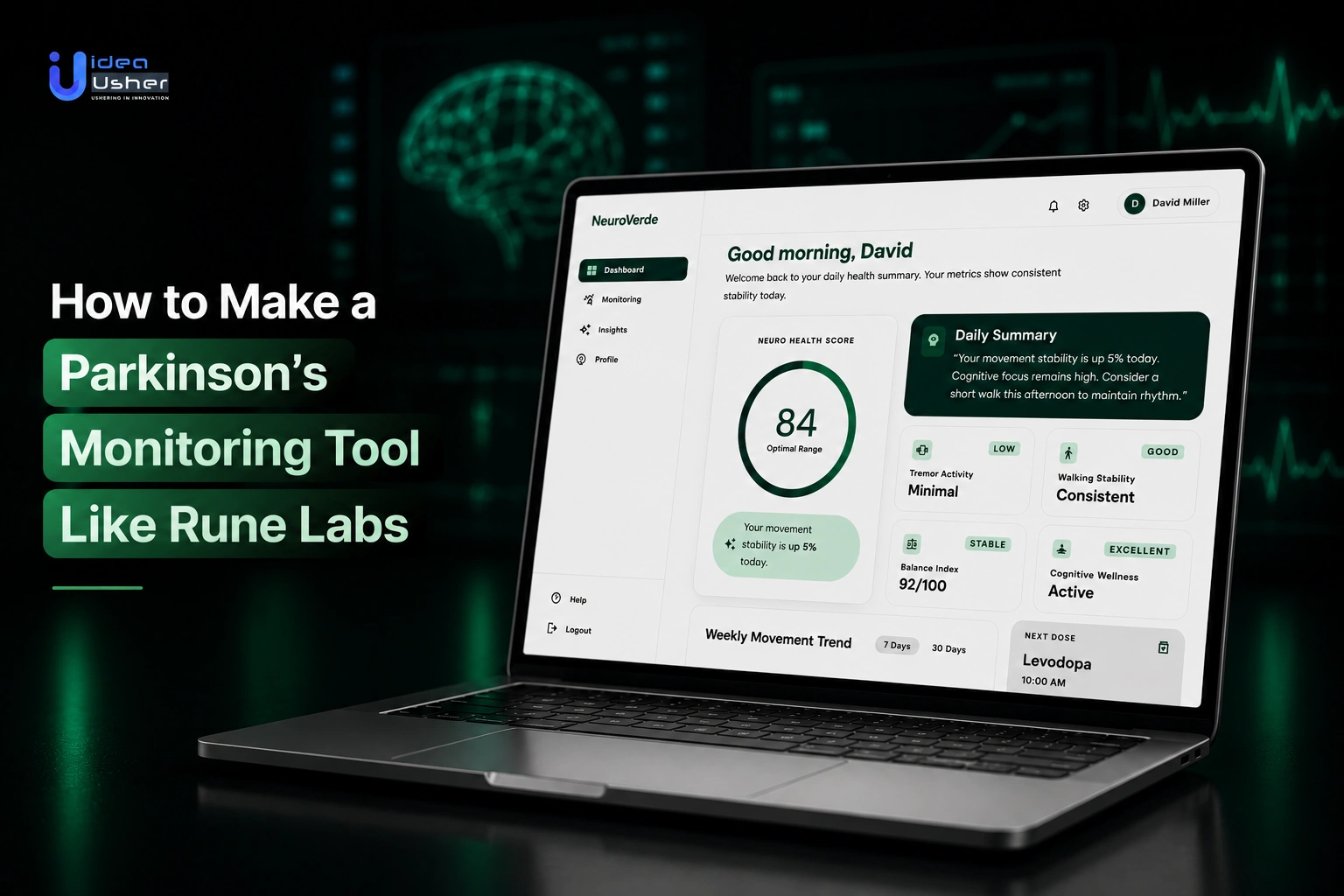 Parkinson's monitoring tool like Rune Labs development