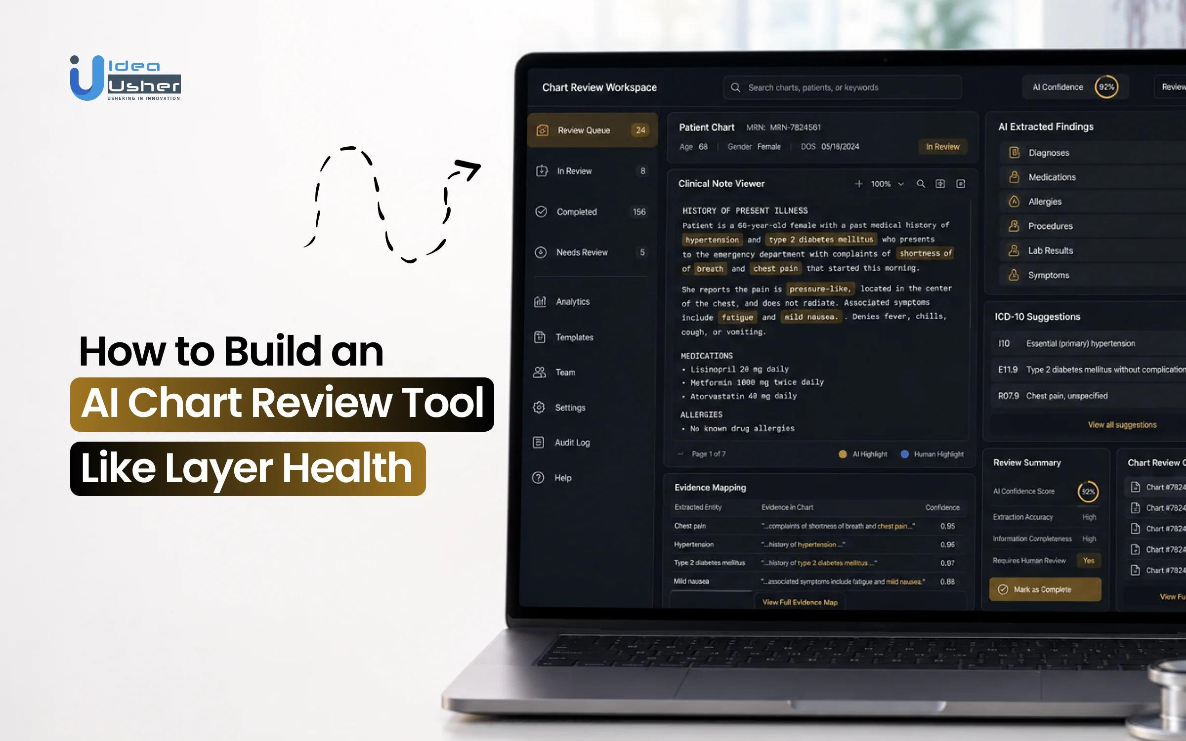 AI chart review tool like Layer Health development