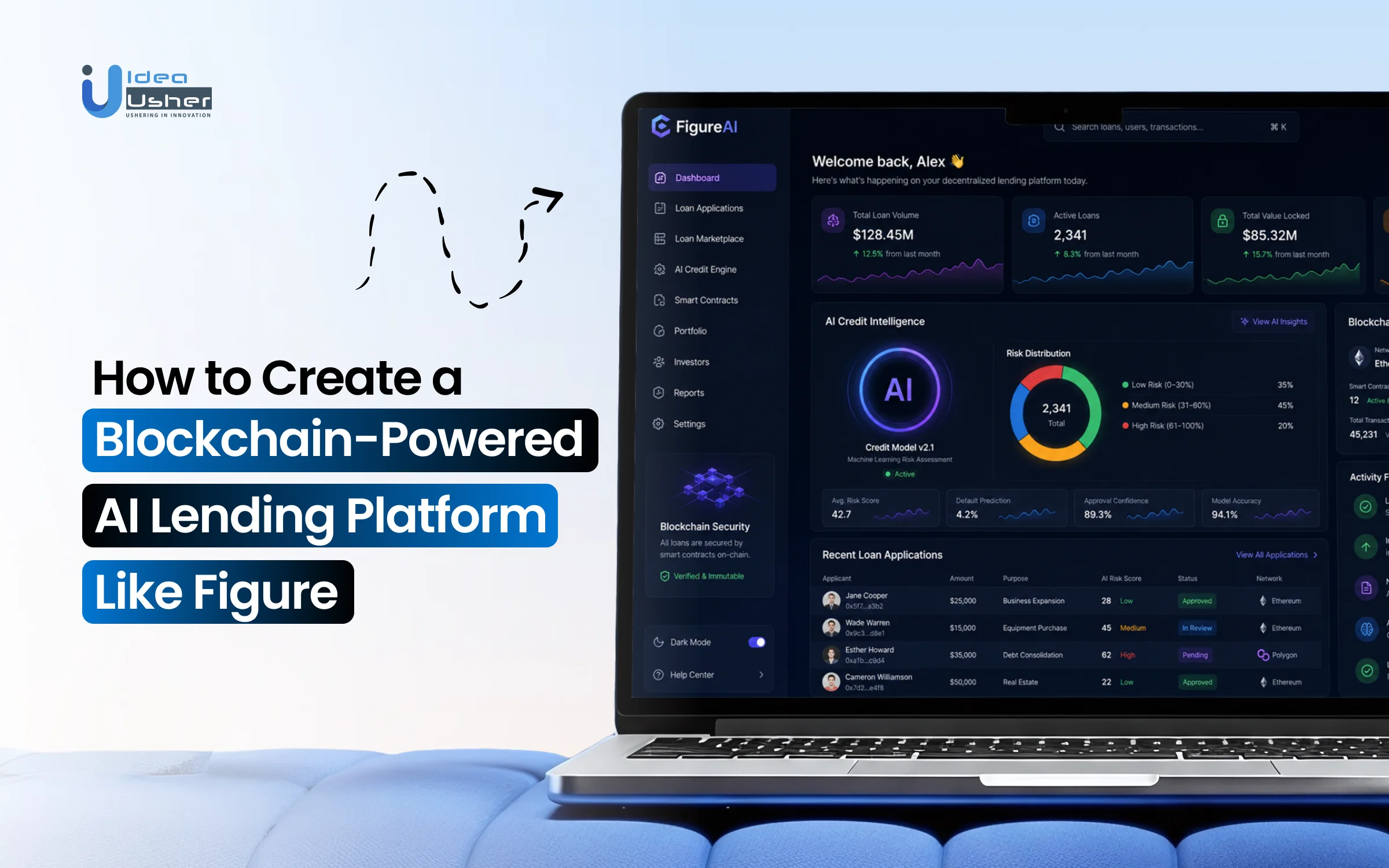 develop blockchain ai lending platform like figure