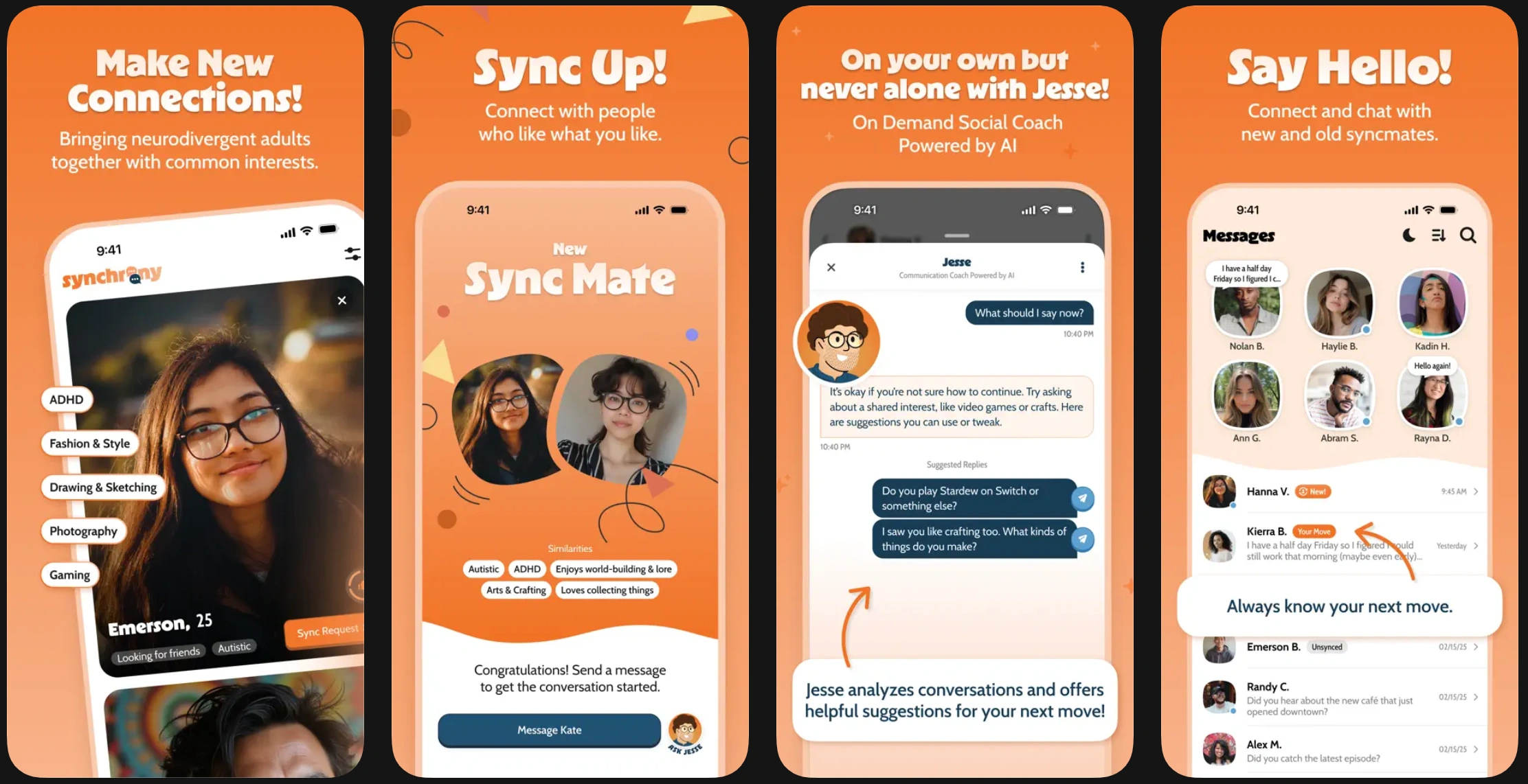 AI neurodivergent social app development