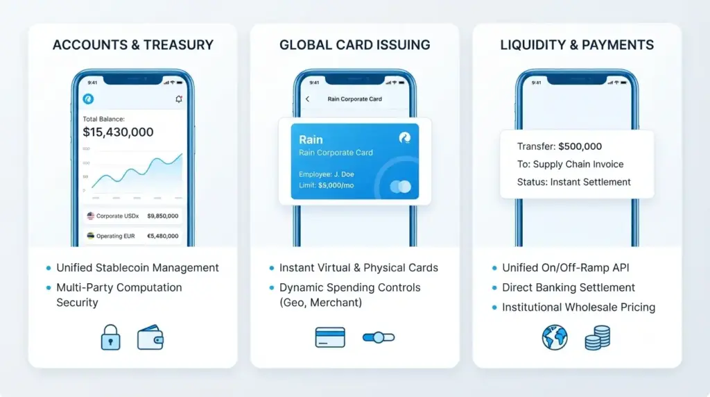 Rain's Product Ecosystem Explained