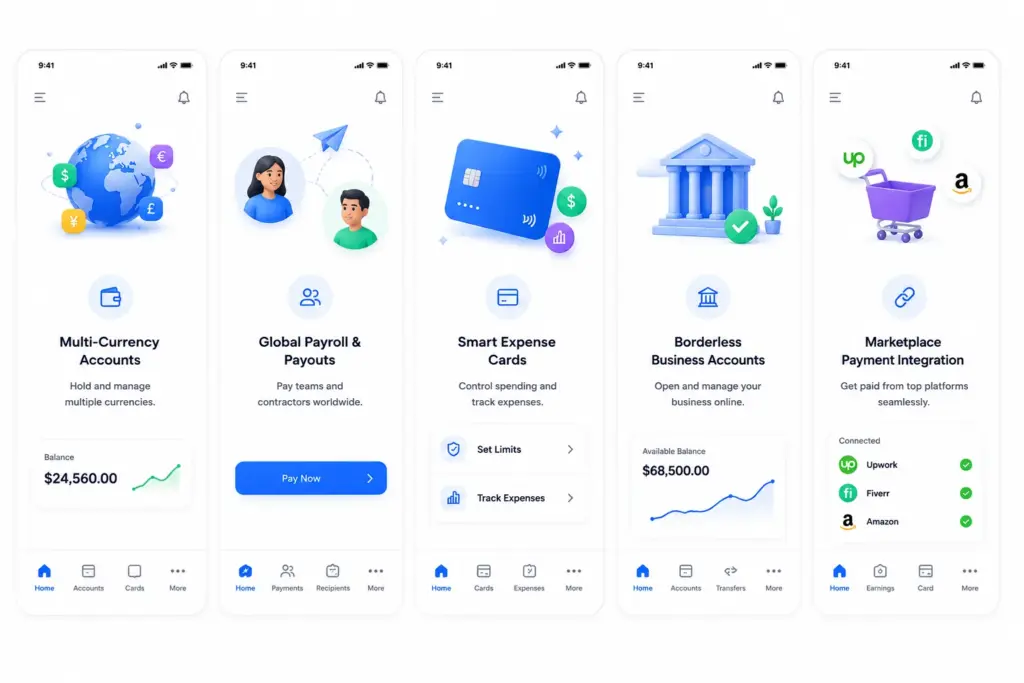 Core Features of a Neobank for Remote Workers