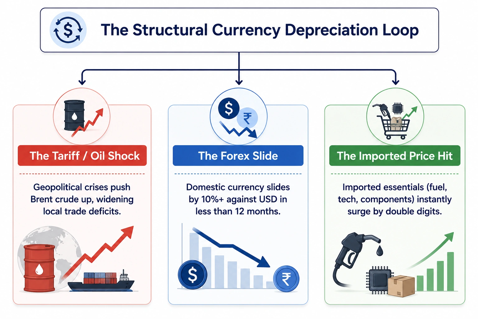 How currency depreciation impacts daily purchasing