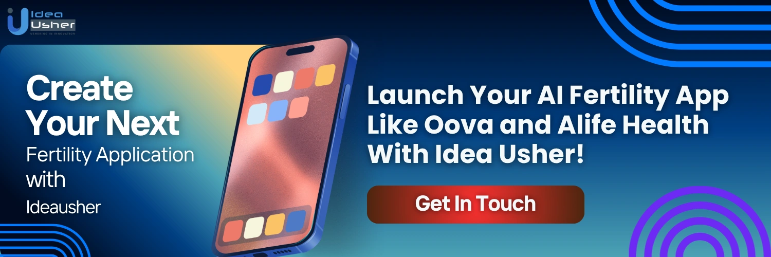 AI fertility app like Oova and Alife Health development