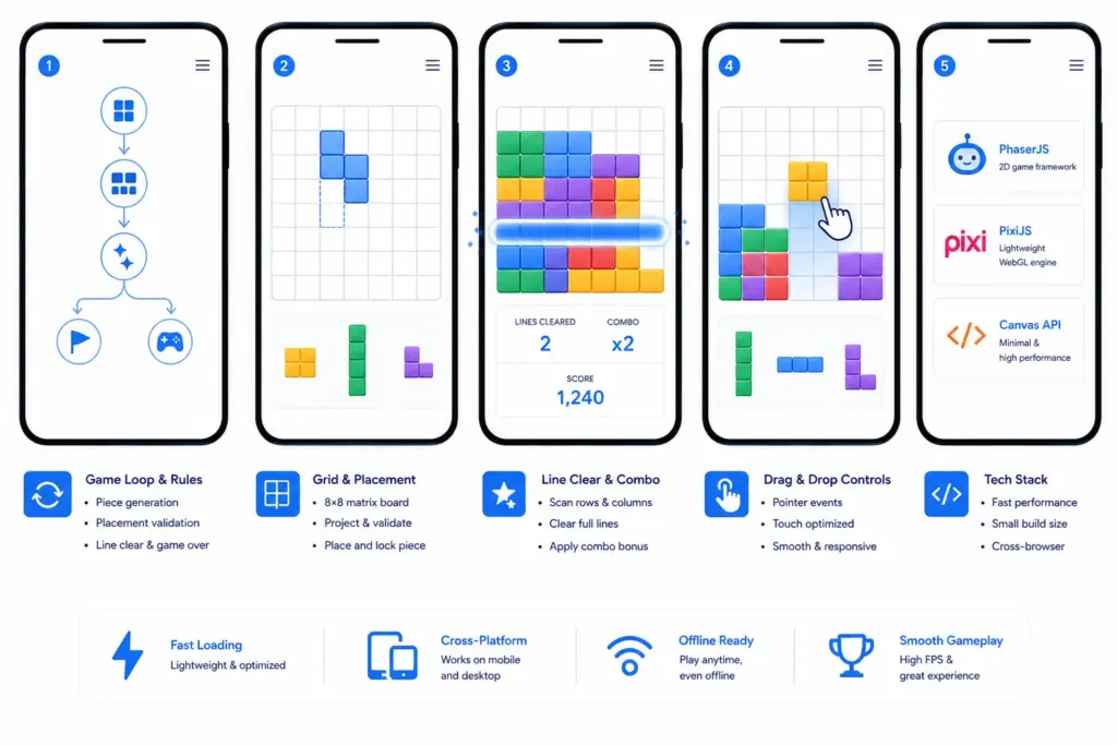 How to Develop a Browser-Based Puzzle Game like Block Blast?