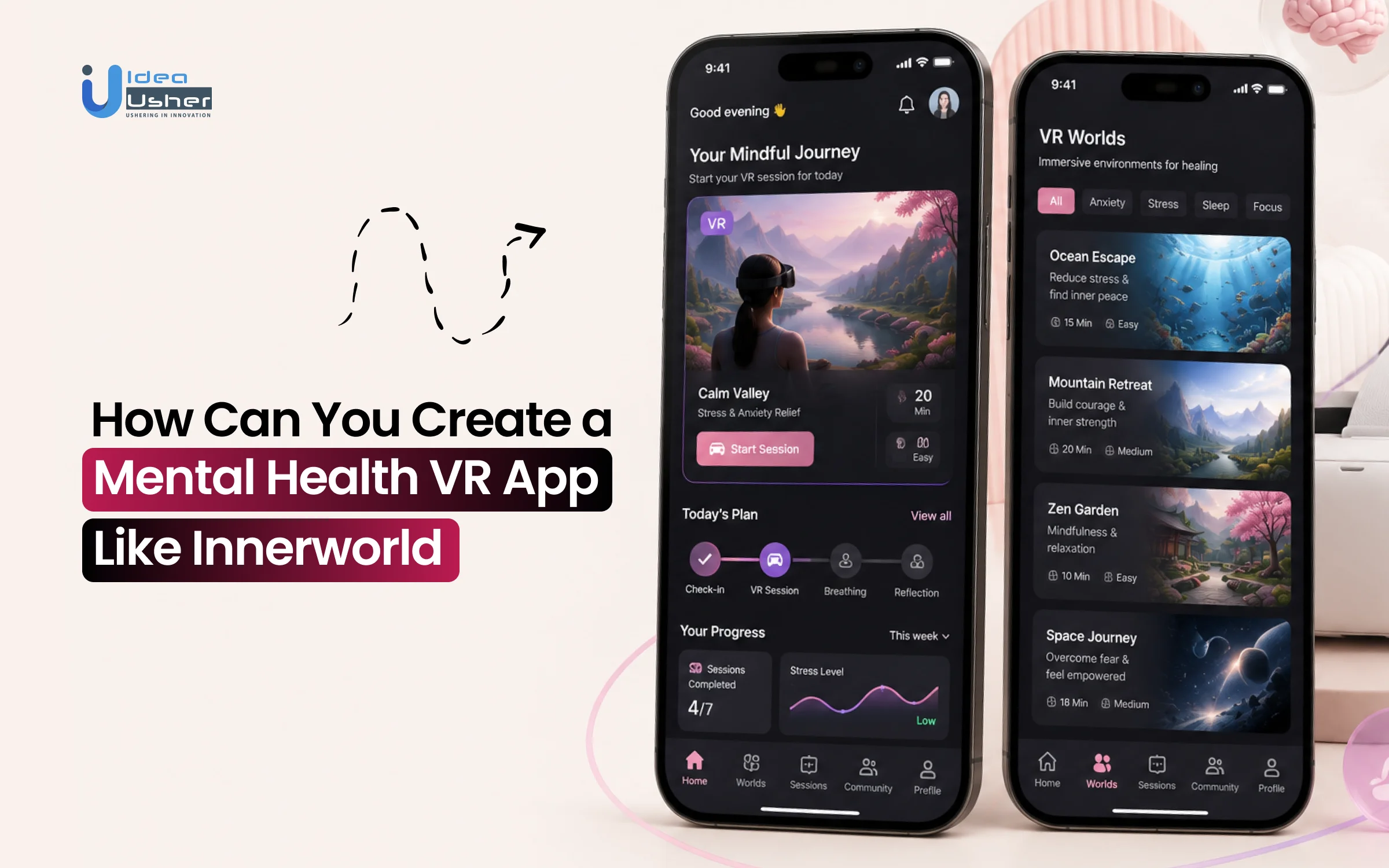 Innerworld like mental health VR app development