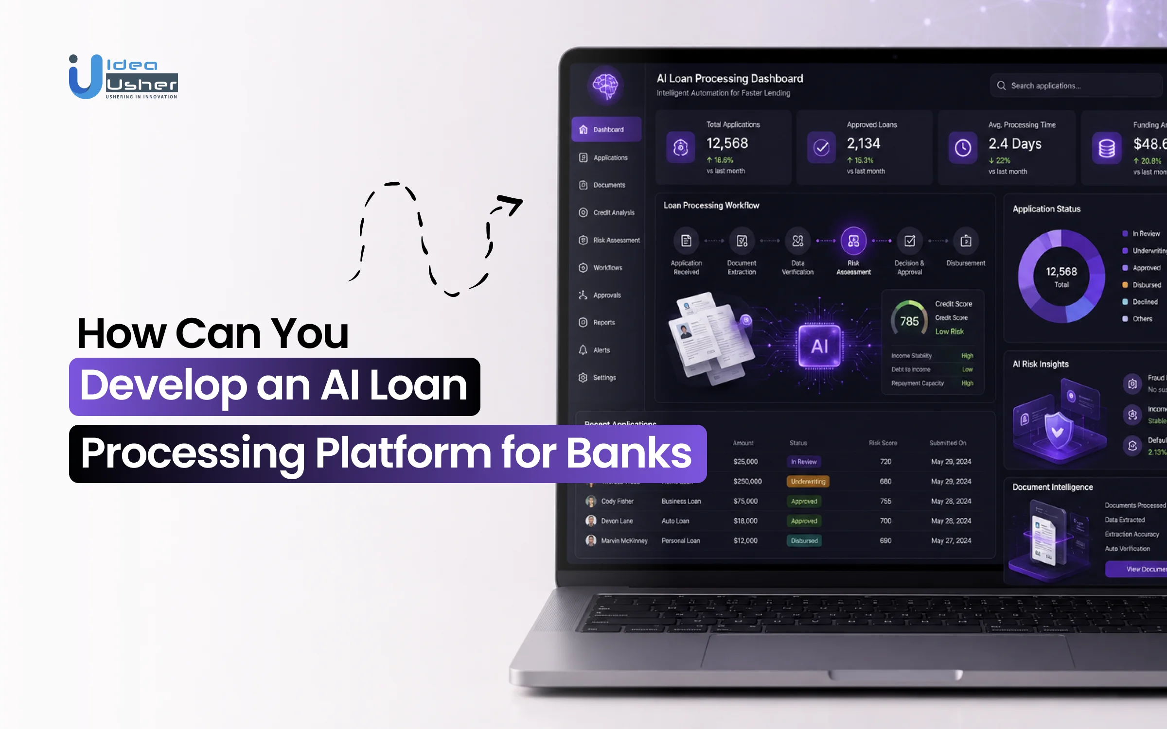AI loan processing platform development for banks