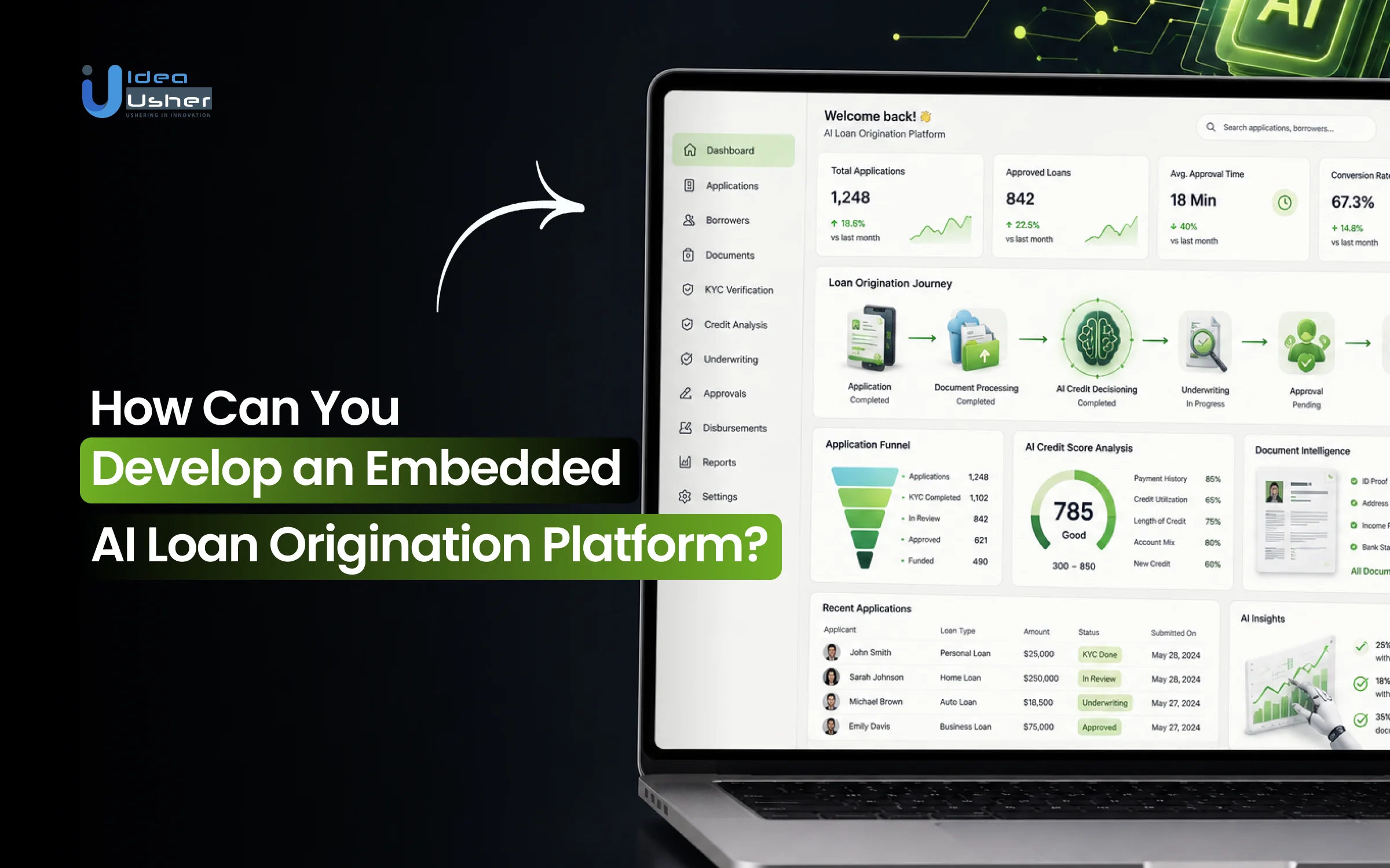 How Can You Develop an Embedded AI Loan Origination Platform?