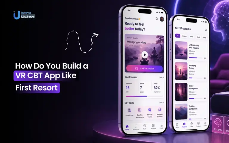 First Report like VR CBT app development
