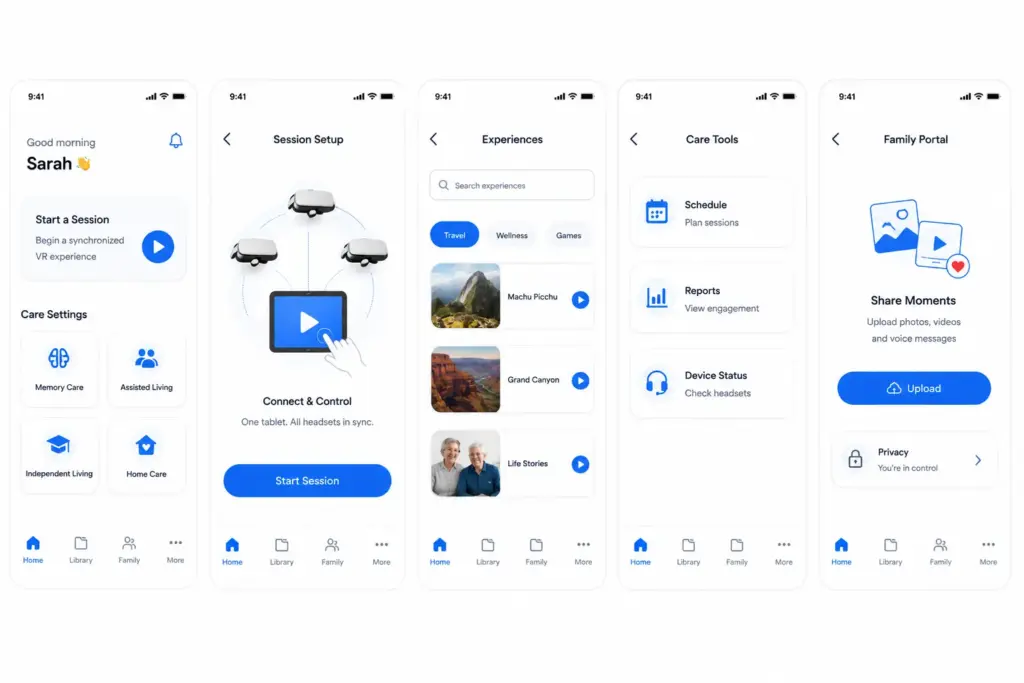 How to Develop a VR Senior Care App Like Rendever?
