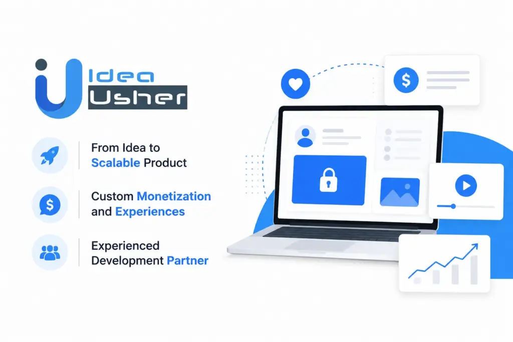 Contact IdeaUsher to Build Apps like Fansly and OnlyFans