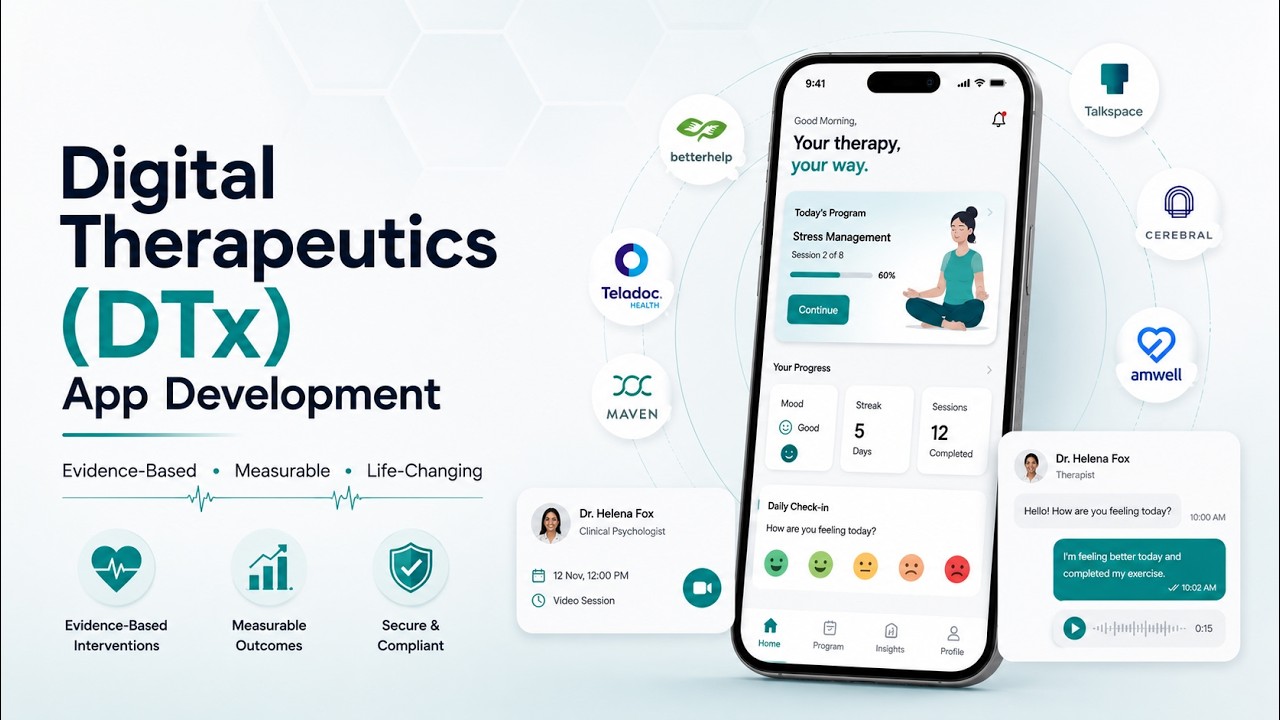 How to Build a Digital Therapeutics (DTx) App in 2026 