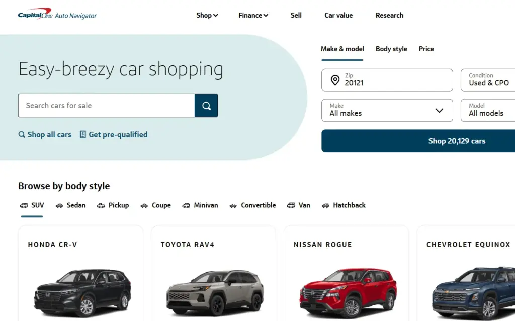 Capital One Auto Navigator