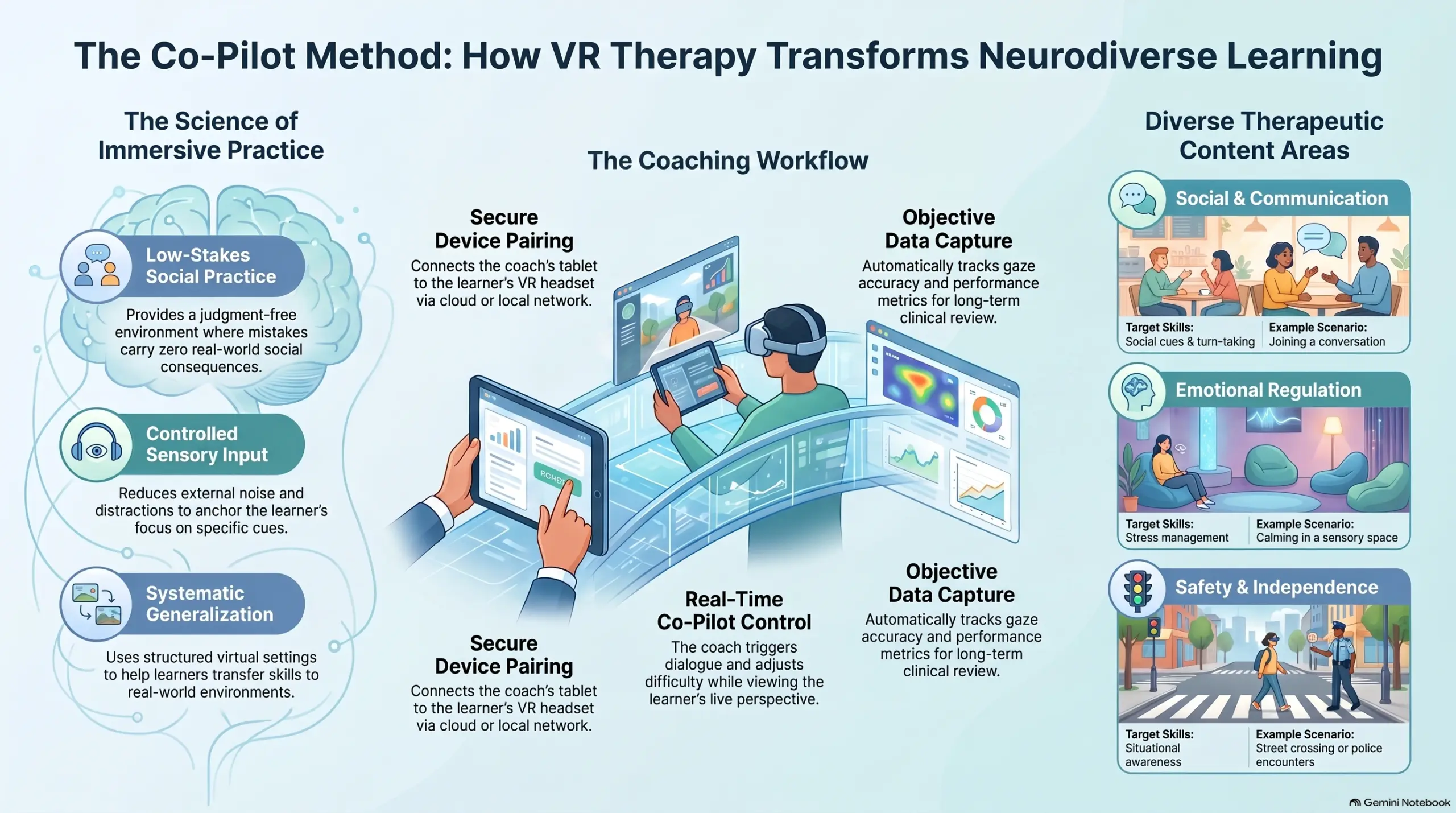 what is floreo like VR therapy app
