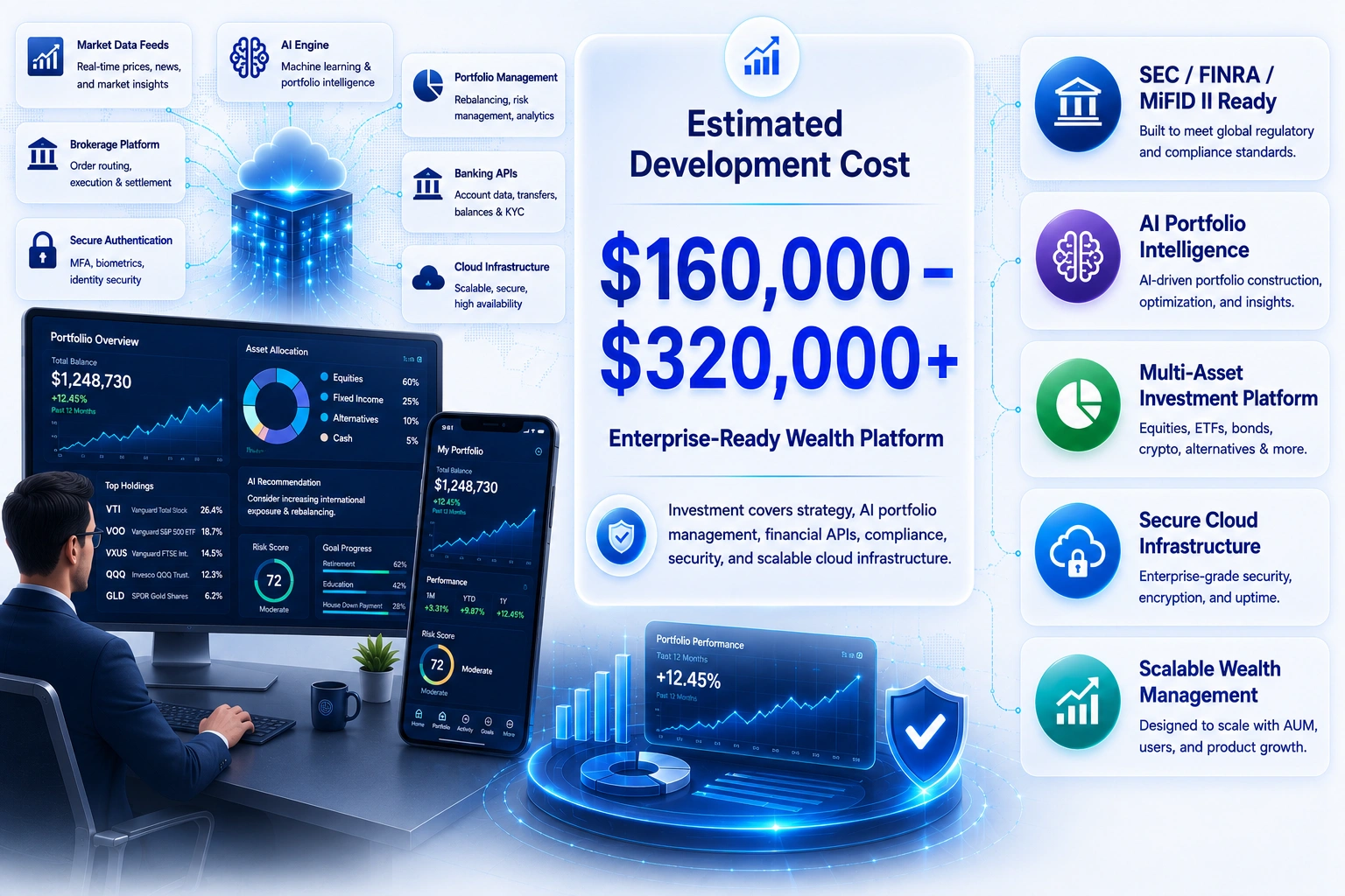 how much does a robo advisor app cost to build