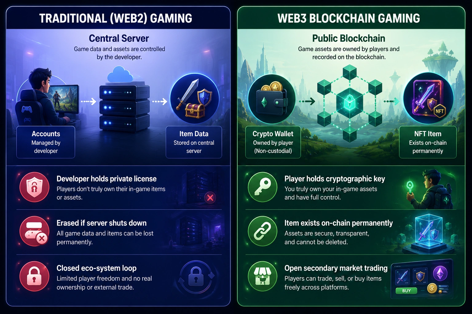 what players own in web3 games