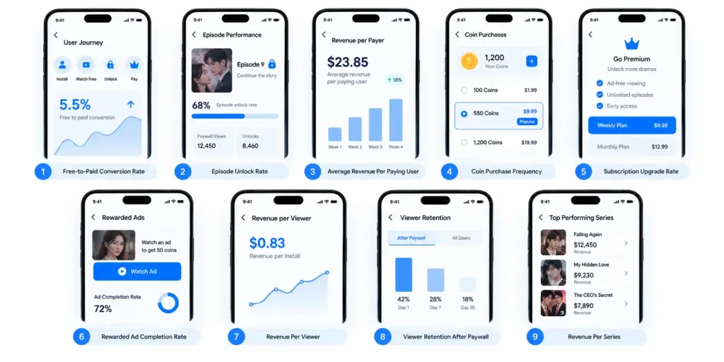 Which Drama App Metrics Actually Measure Monetization Success?