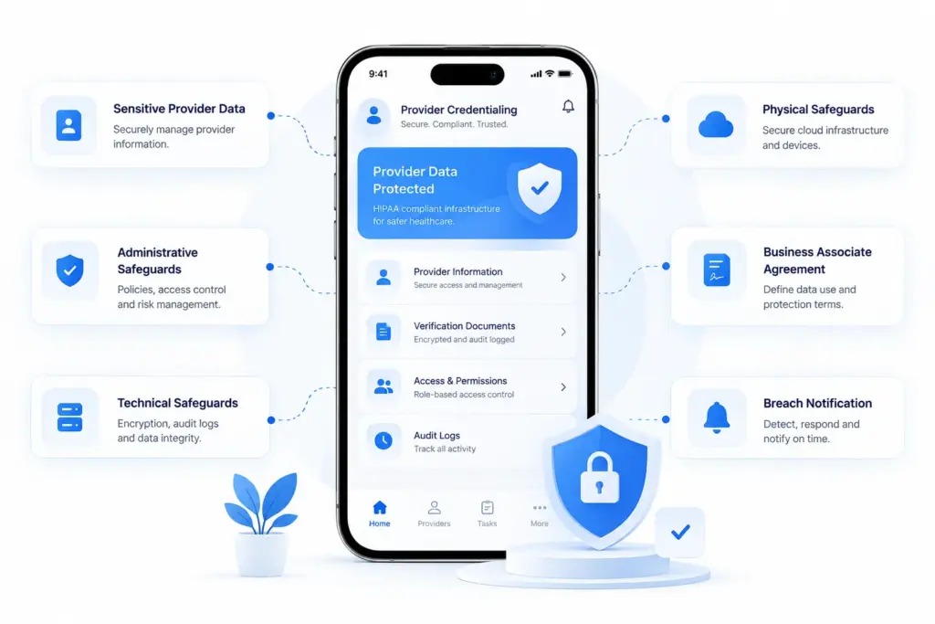 HIPAA Requirements Credentialing SaaS Must Address
