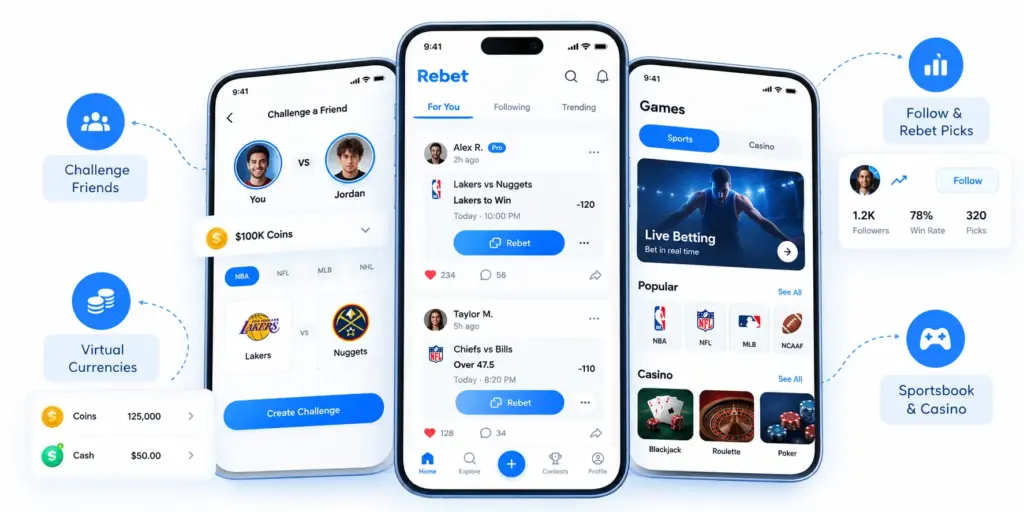 What Makes Rebet's Social Sportsbook Model Different?